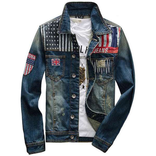 Men Cotton Jacket Cowboy Clothing