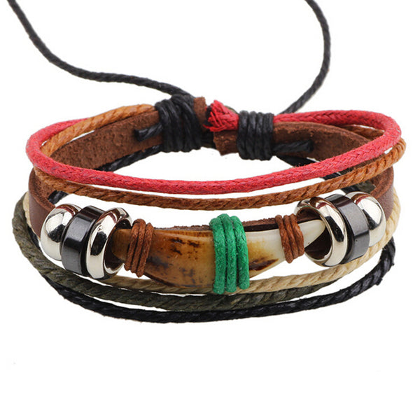 Western Style Dog Tooth Bracelet