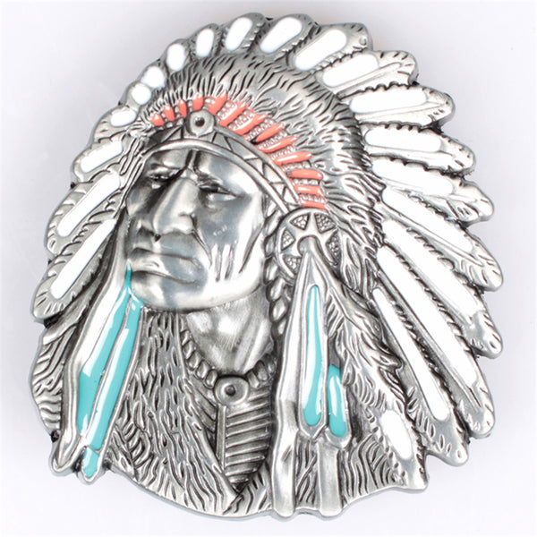 Chief Head Men's Leather Belt