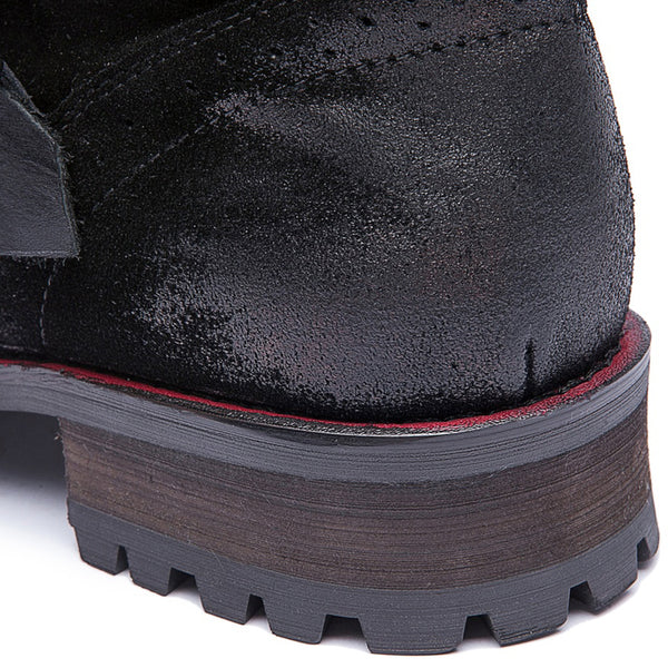 Casual Style Cowboy Leather Boots