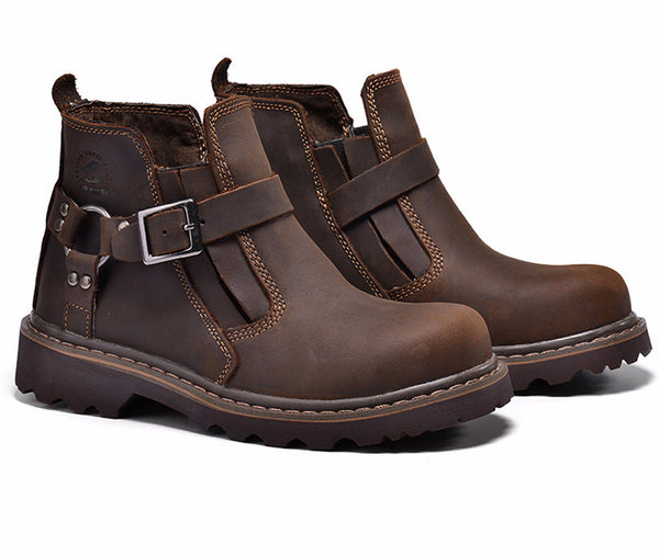 Genuine Leather Men's Cowboy Boots