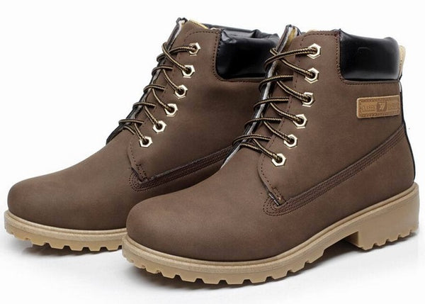 Suede Leather Unisex Boots