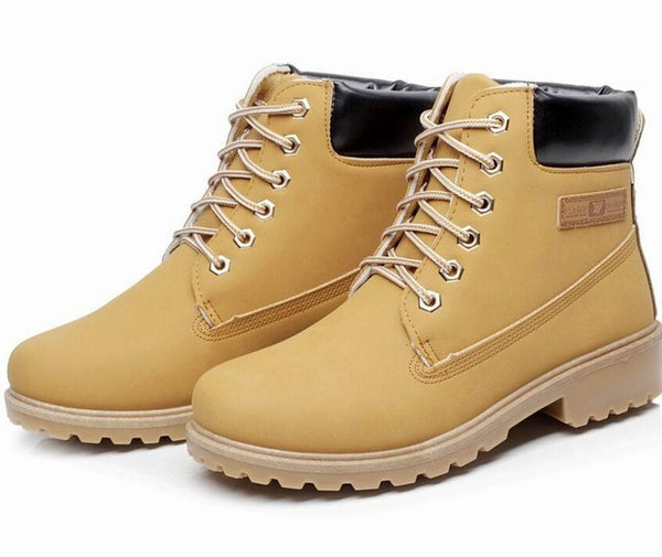 Suede Leather Unisex Boots